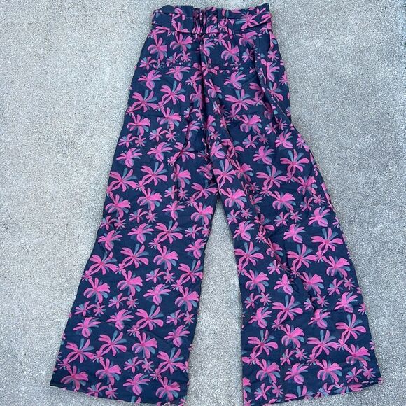 Moussy High Waist Floral Wide Leg Pants Size 2 - Picture 7 of 10